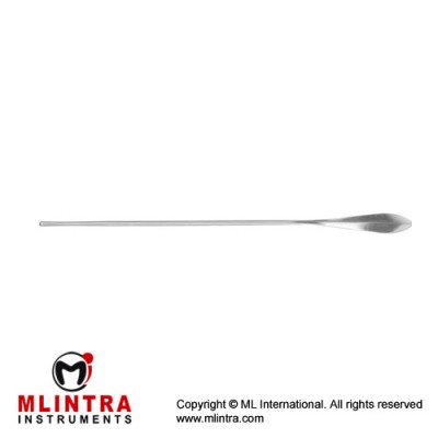 Myrtle Leaf Probe Stainless Steel, 13 cm - 5" Tip Diameter 2 mm Ø